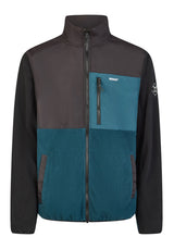 iriedaily Auf Deck Fleece Übergangsjacke darkorion – Vorderansicht