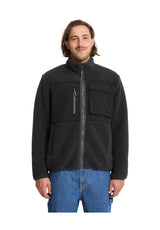 Volcom Storm Stone Übergangsjacke asphaltblack – Vorderansicht