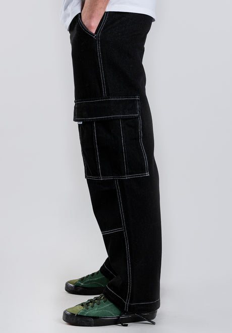 TITUS The Cargo Cargohose blackdenim – Rückenansicht