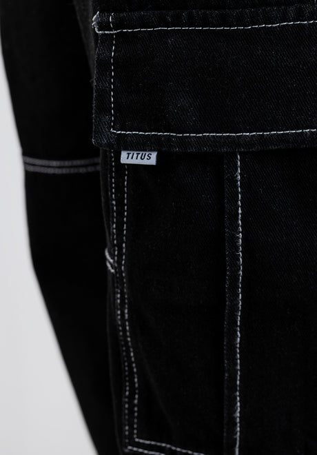 TITUS The Cargo Cargohose blackdenim – Seitenansicht
