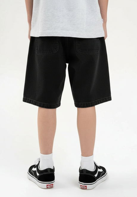 TITUS Boogy-Shorts-Kids Shorts blackdenim – Rückenansicht