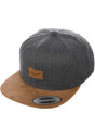 Suede Cap heathercharcoal Vorderansicht
