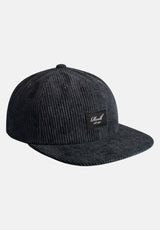 Reell Flat 6 Panel Cap midnightgrey-cord – Vorderansicht