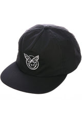 Pig Head Unstructured Cap black – Vorderansicht