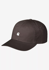 Carhartt WIP Madison Logo Cap Cap tobacco-white – Vorderansicht