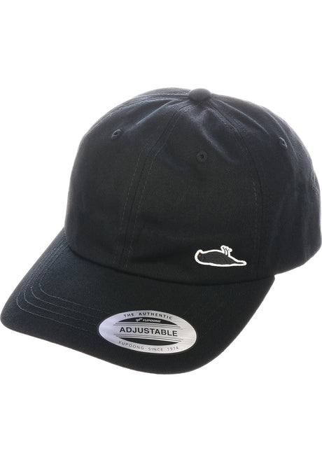 Atticus Weekend Dad Hat Cap black – Vorderansicht