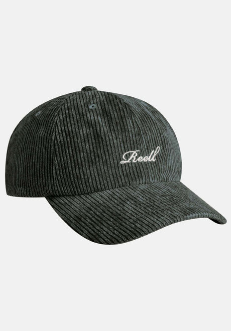 Reell Single Script Cap Cap graphiteblue-cord – Vorderansicht