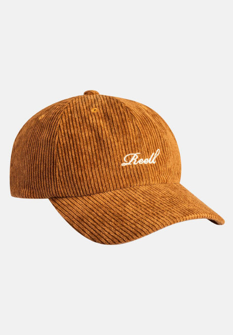 Reell Single Script Cap Cap deepbronze-cord – Vorderansicht