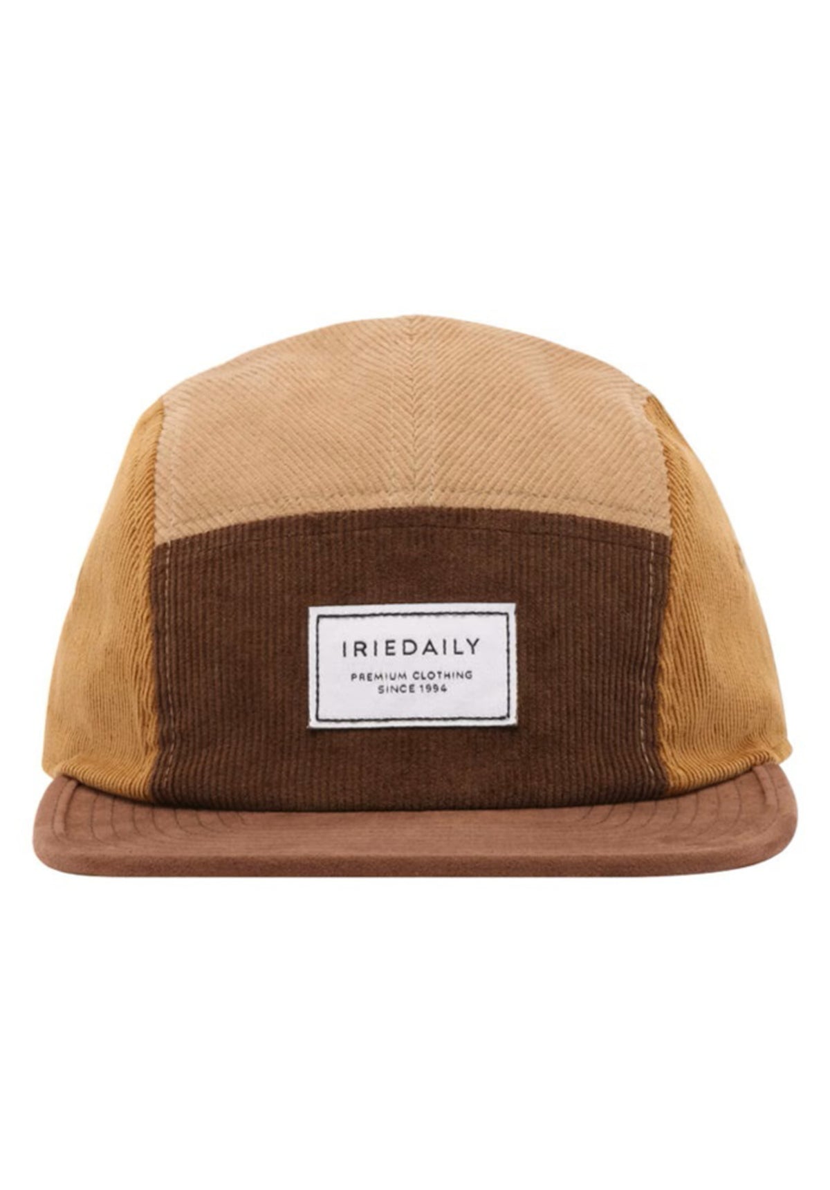 iriedaily Corvin 5 Panel Cap mocca – Rückenansicht