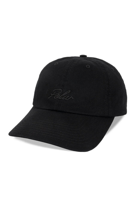 Polar Skate Co Varsity Logo Cap black – Vorderansicht