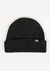 Dickies Woodworth Waffle Mütze black – Vorderansicht
