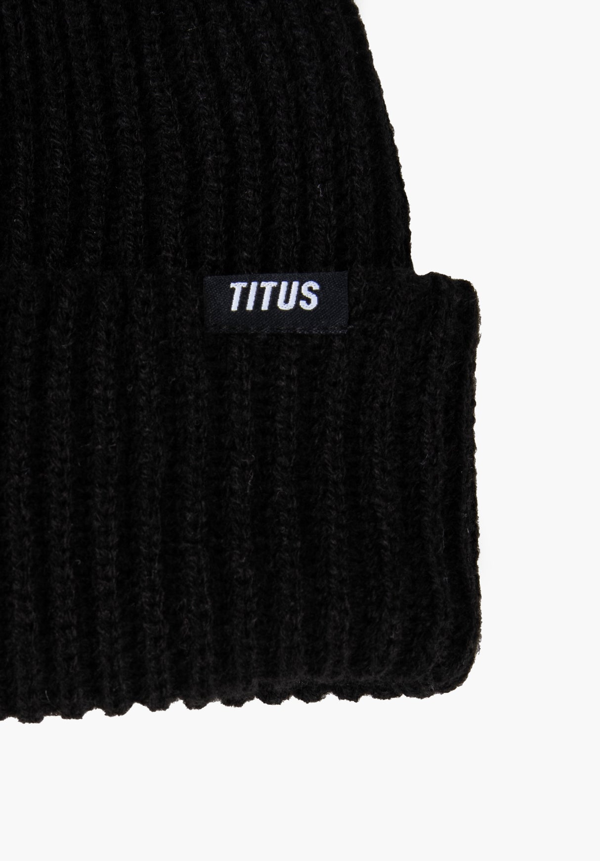 TITUS Däkl Mütze black-black – Rückenansicht