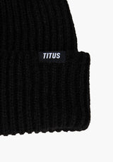 TITUS Däkl Mütze black-black – Rückenansicht