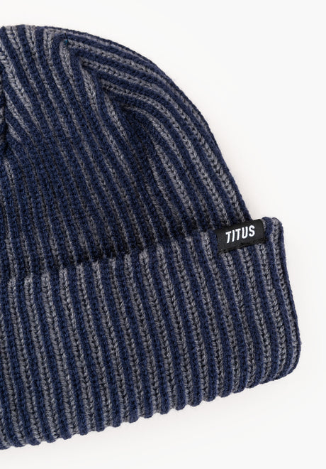 TITUS Däkl Mütze navy-greyblue – Rückenansicht
