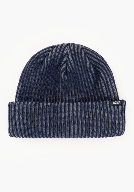 TITUS Däkl Mütze navy-greyblue – Vorderansicht