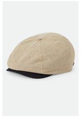 Brixton Brood Hut khaki-stripe-washedblack – Vorderansicht