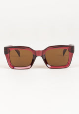 CHPO Anna Sonnenbrille burgundy-brown – Rückenansicht