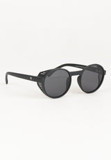 CHPO Rille Sonnenbrille black-black – Vorderansicht