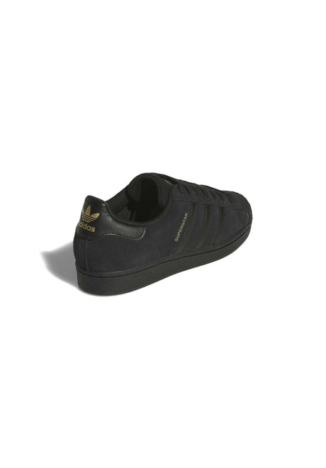 adidas-skateboarding Superstar ADV Schuhe Jungs coreblack-coreblack-goldmetallic – Rückenansicht