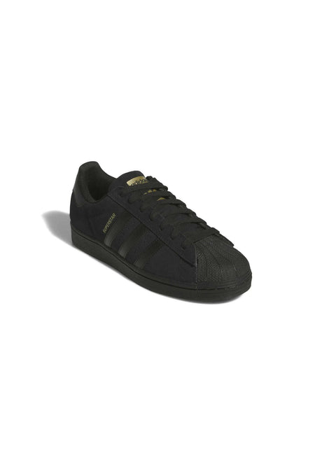 adidas-skateboarding Superstar ADV Schuhe Jungs coreblack-coreblack-goldmetallic – Vorderansicht