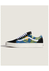 Vans Old Skool Schuhe Jungs floral-navy – Vorderansicht