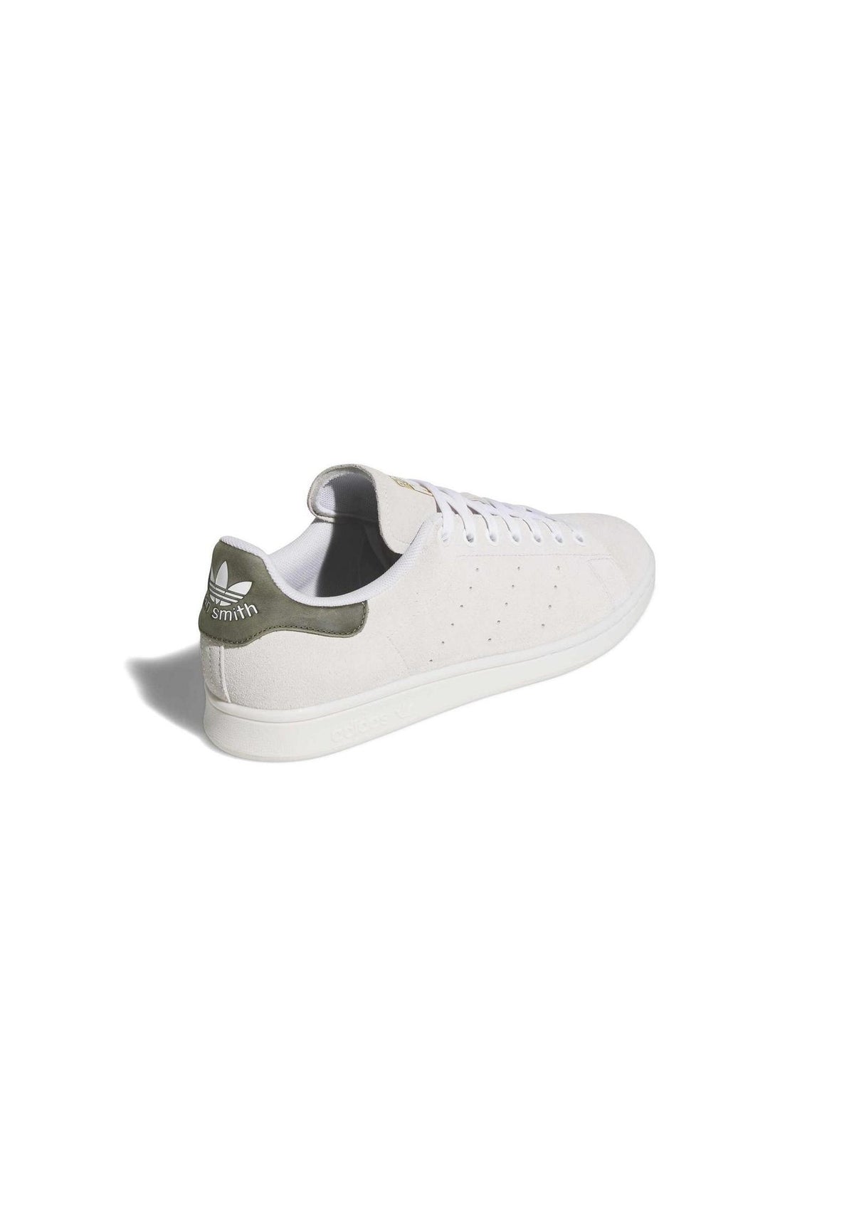 adidas-skateboarding Stan Smith ADV Schuhe Jungs crystalwhite-olive-gold – Rückenansicht