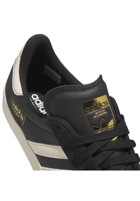 adidas-skateboarding Gazelle ADV Schuhe Jungs coreblack-creamwhite-gold – Detailansicht 2