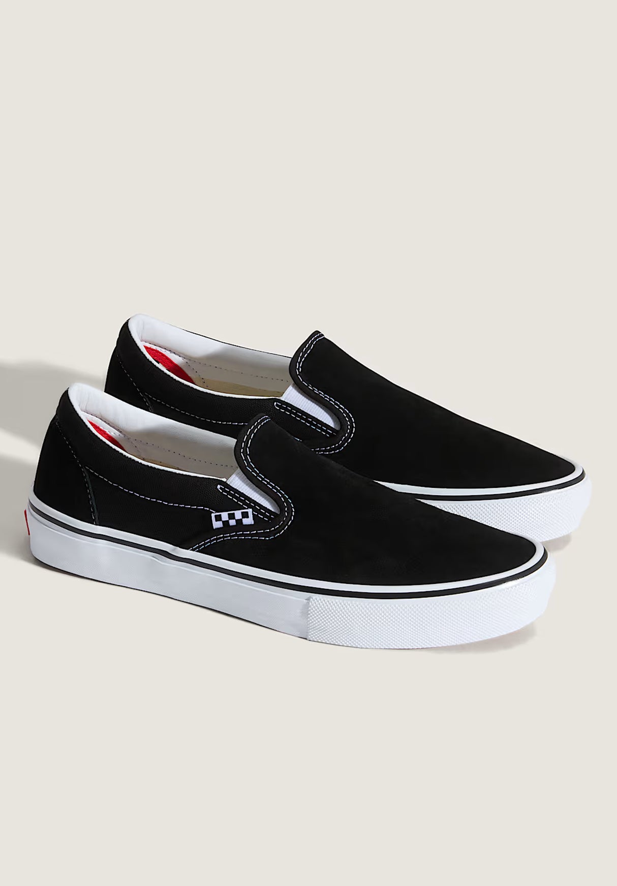 Vans Skate Slip-On Schuhe Jungs black – Detailansicht 2