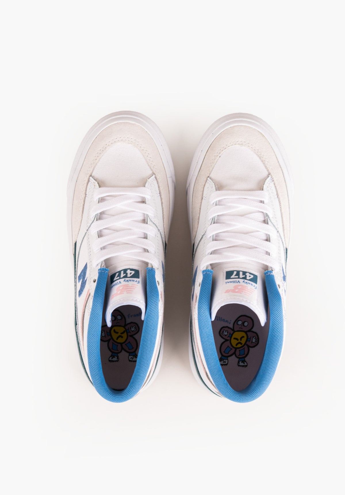 New Balance Numeric 417 Franky Villani Schuhe Jungs white-babyblue – Detailansicht 2