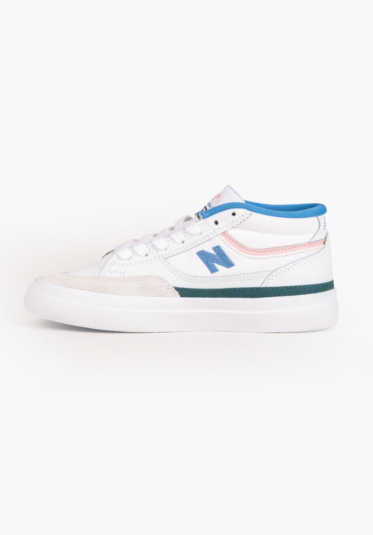 New Balance Numeric 417 Franky Villani Schuhe Jungs white-babyblue – Oberansicht