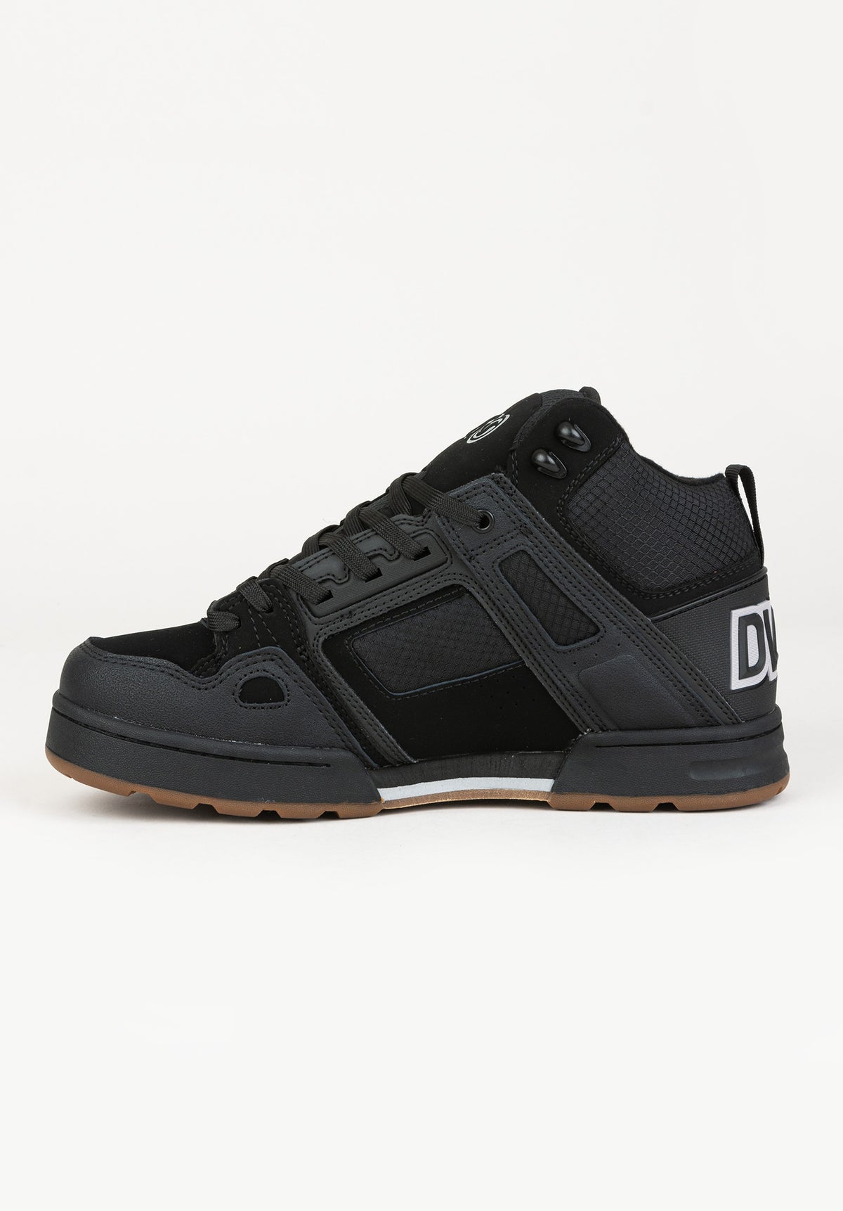 DVS Comanche Boot Schuhe Jungs black-reflective-charcoal-leather – Oberansicht