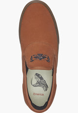 Emerica Wino G6 Slip-On x Jess Mudget Schuhe Jungs clay – Rückenansicht