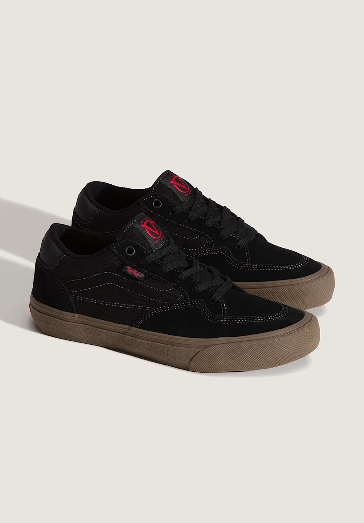 Vans Skate Rowan Schuhe Jungs black-darkgum – Rückenansicht