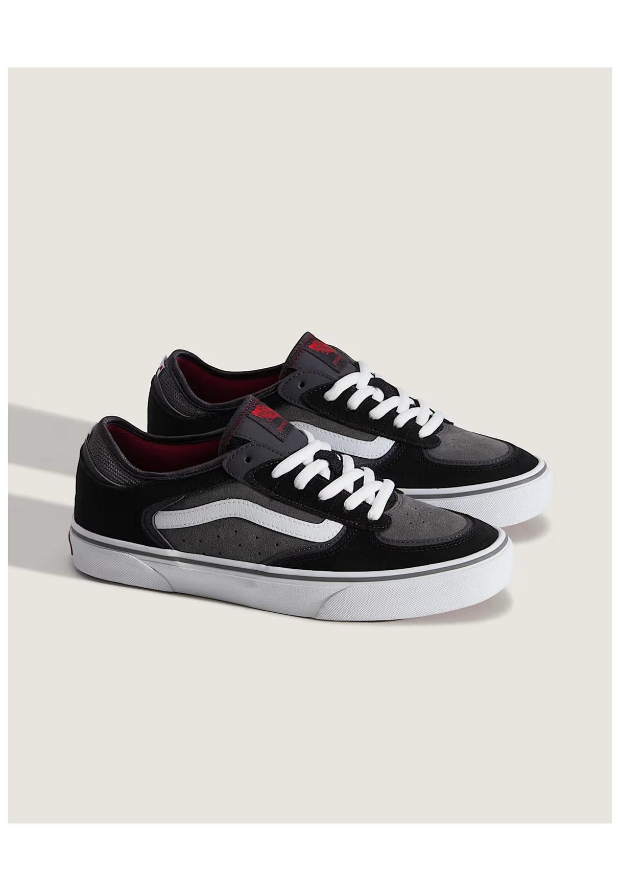 Vans Skate Rowley Schuhe Jungs black-charcoal – Rückenansicht