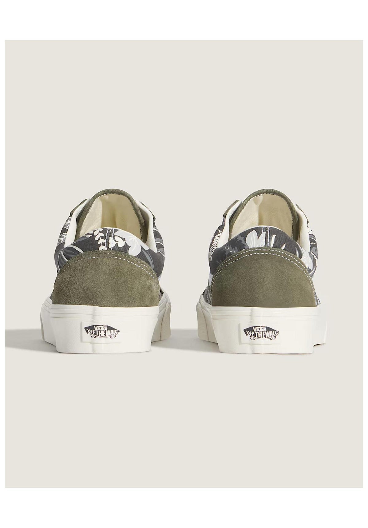 Vans Old Skool Schuhe Mädels floral-olive – Detailansicht 2