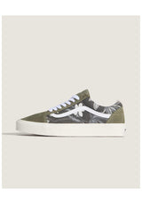 Vans Old Skool Schuhe Mädels floral-olive – Vorderansicht