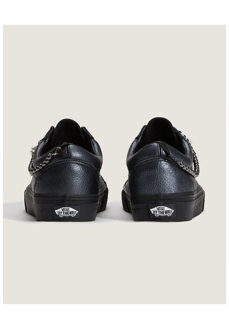 Vans Old Skool Schuhe Mädels metallic-blackout – Oberansicht
