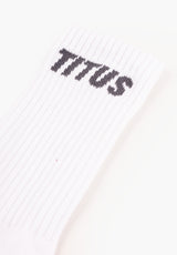 TITUS Named 3 Pack Socken white-darkberry – Rückenansicht