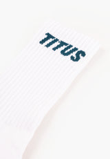 TITUS Named 3 Pack Socken white-medipetrol – Rückenansicht
