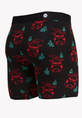 Stance Santa Rips Boxer Brief Wholester Boxershorts black – Rückenansicht