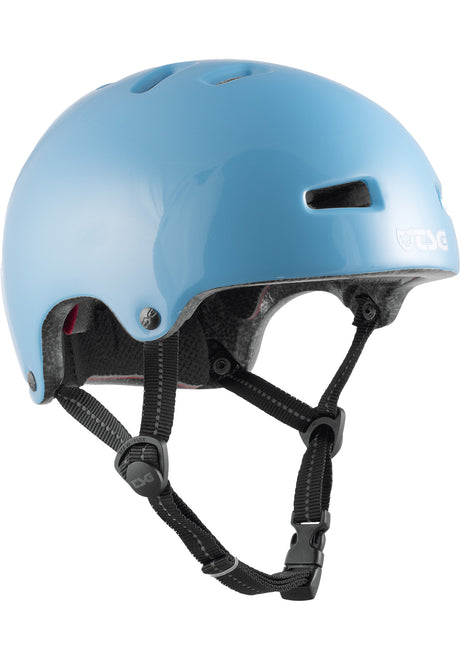 TSG Nipper Mini Solid Color Kids Helm gloss baby blue – Vorderansicht