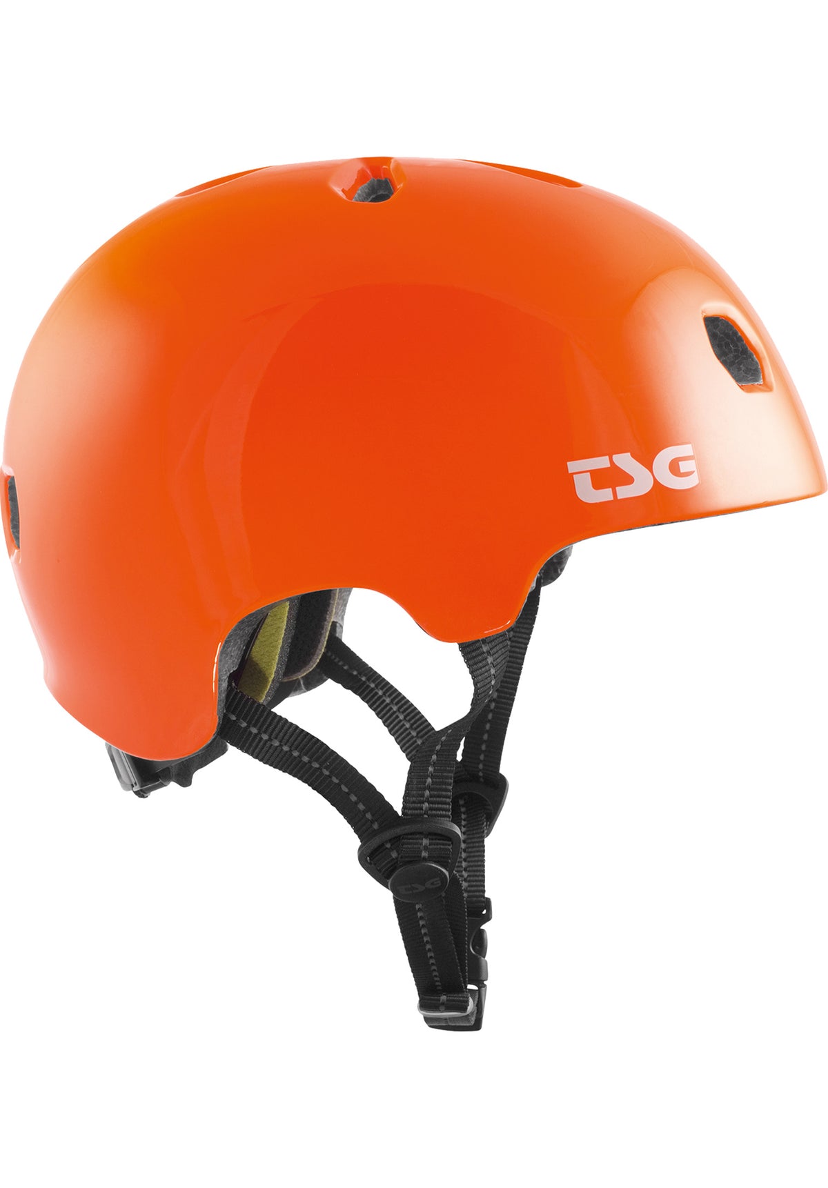 TSG Meta Solid Color Helm gloss orange – Rückenansicht