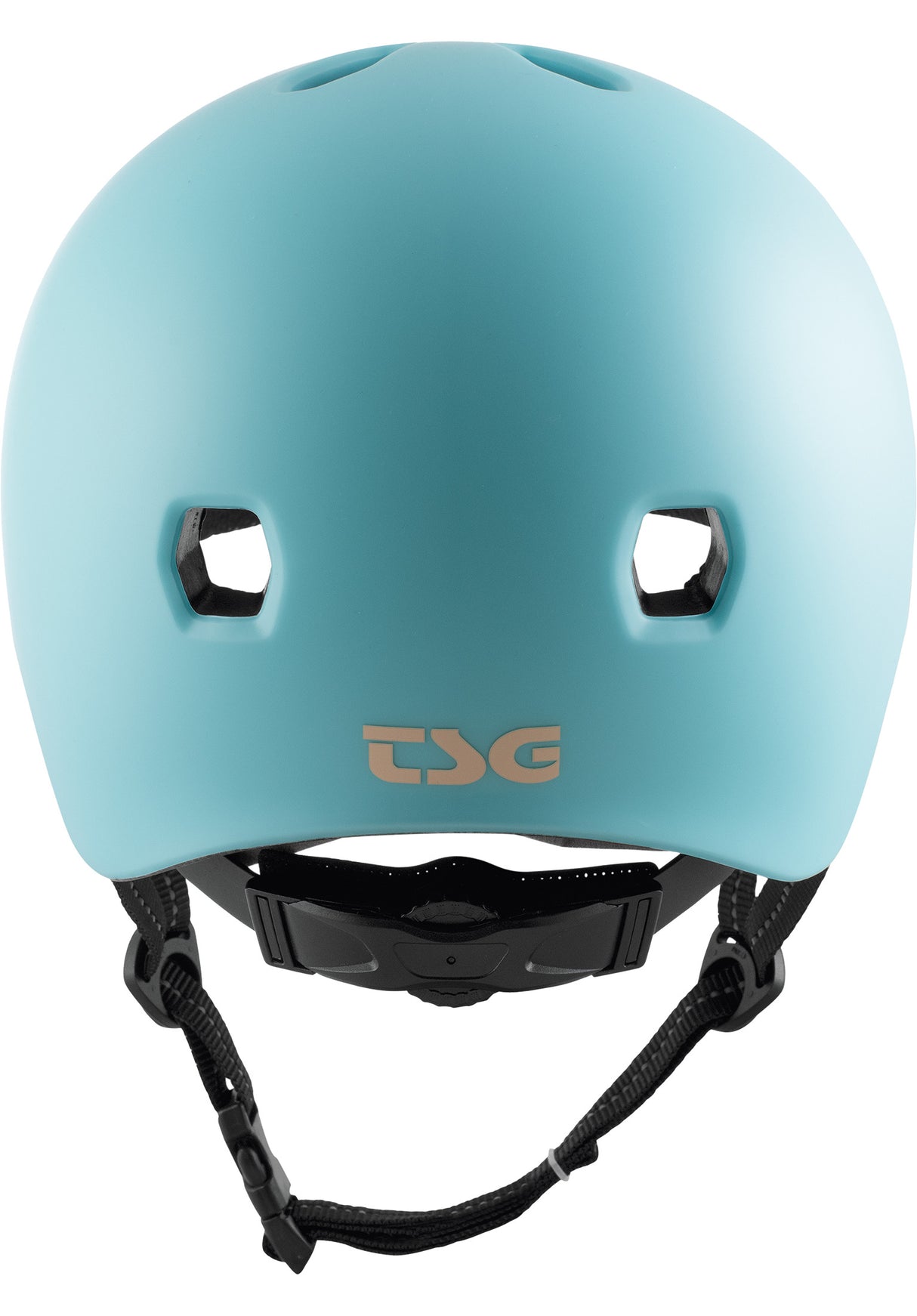 TSG Meta Solid Color Helm satin blue tint – Rückenansicht