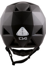 TSG Geo Solid Color Helm satin black – Rückenansicht