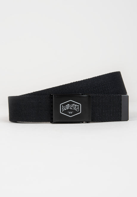 TITUS Hexagon Gürtel black – Vorderansicht