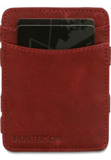 Hunterson Magic Wallet RFID Portemonnaie burgundy – Detailansicht 2