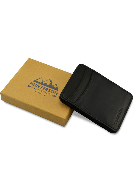 Hunterson Magic Coin Wallet RFID Portemonnaie black – Unteransicht
