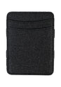 Magic Wallet Coin Vegan charcoal Vorderansicht