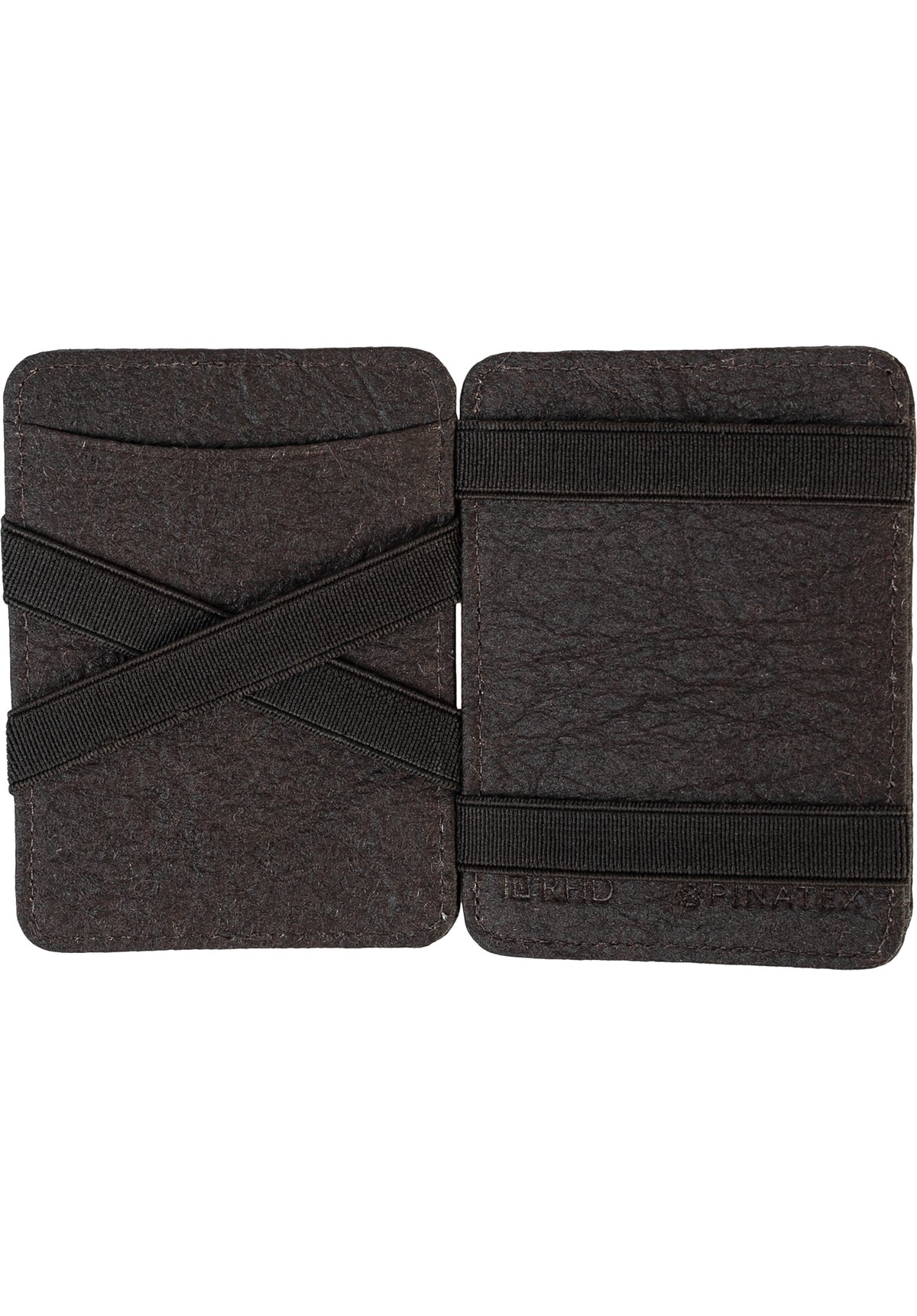 Hunterson Magic Wallet Coin Vegan Portemonnaie chestnut – Rückenansicht