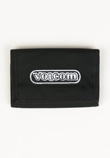 Volcom Ninetyfive Trifold Portemonnaie black – Vorderansicht